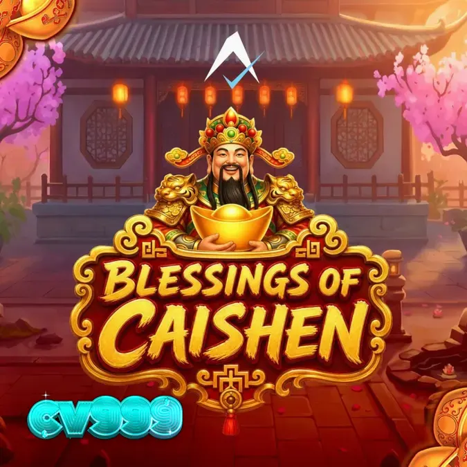 Blessings of Caishen স্লট গেমের ইন্টারফেস এবং মাল্টিপ্লায়ার ওয়াইল্ডের প্রদর্শন